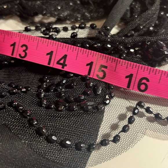 NWT DJ-Jaz semi- formal dress- beaded net overlay/ chiffon layer Sz 4 - Picture 15 of 16